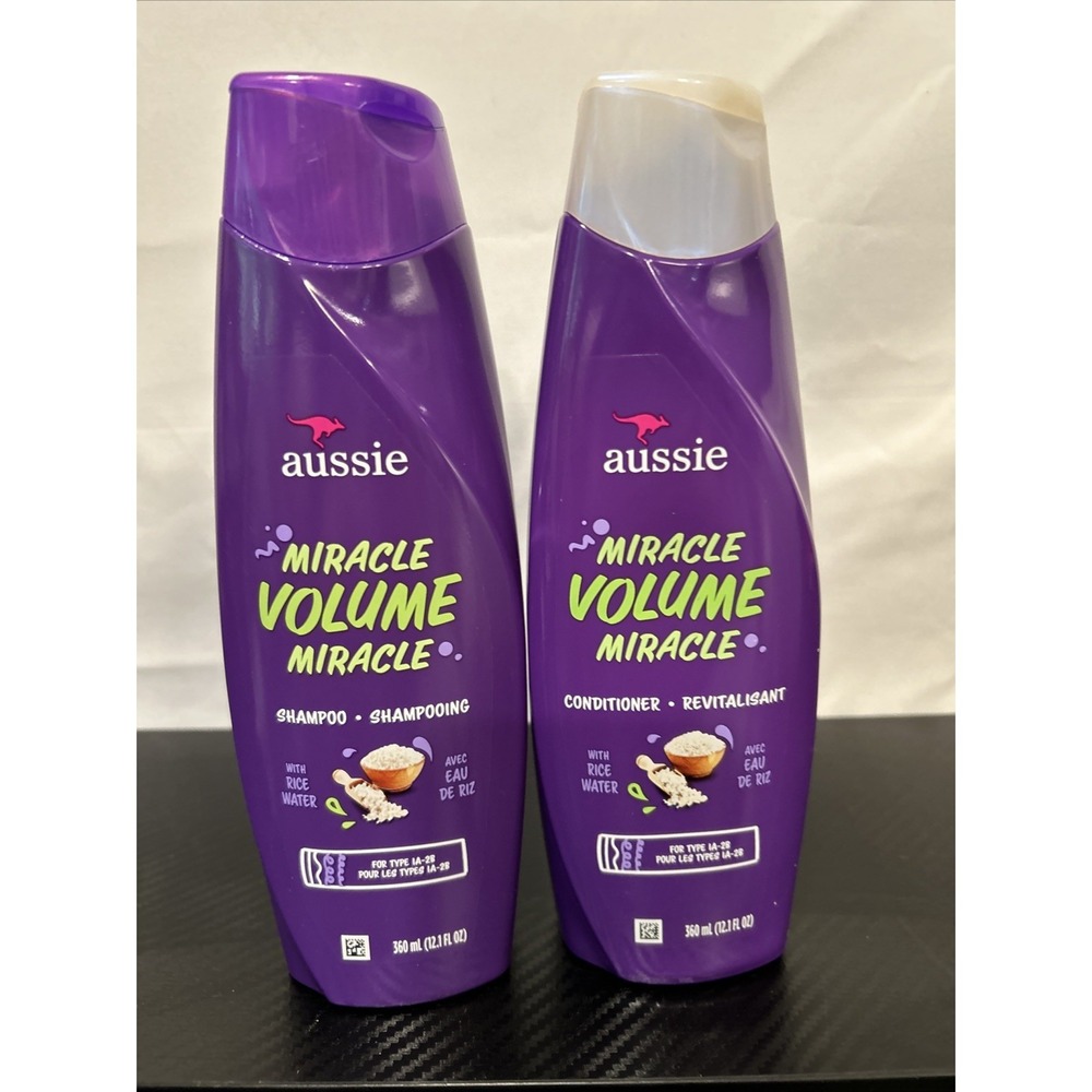 Aussie Miracle Volume Miracle‎ Shampoo & Conditioner Set 12 Fl oz Each Set *New*